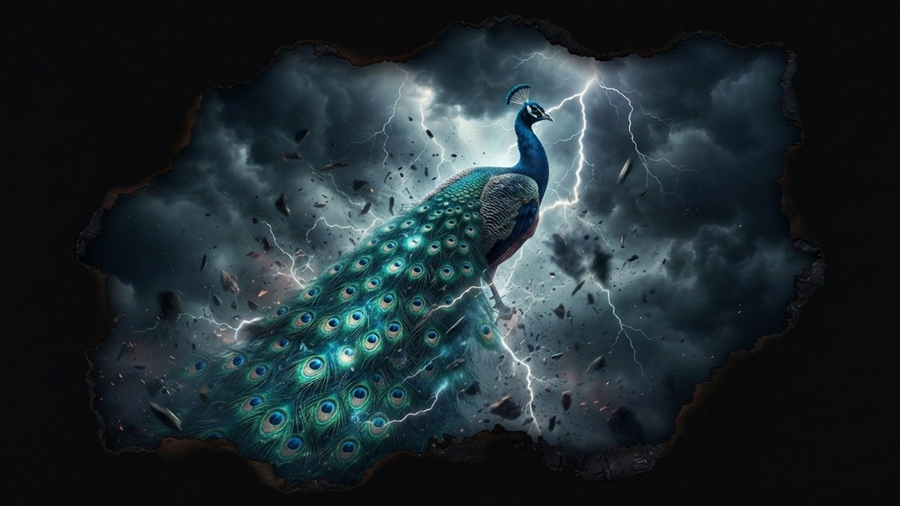 Andrealphus: Pavo real estruendoso que luego adopta forma humana
