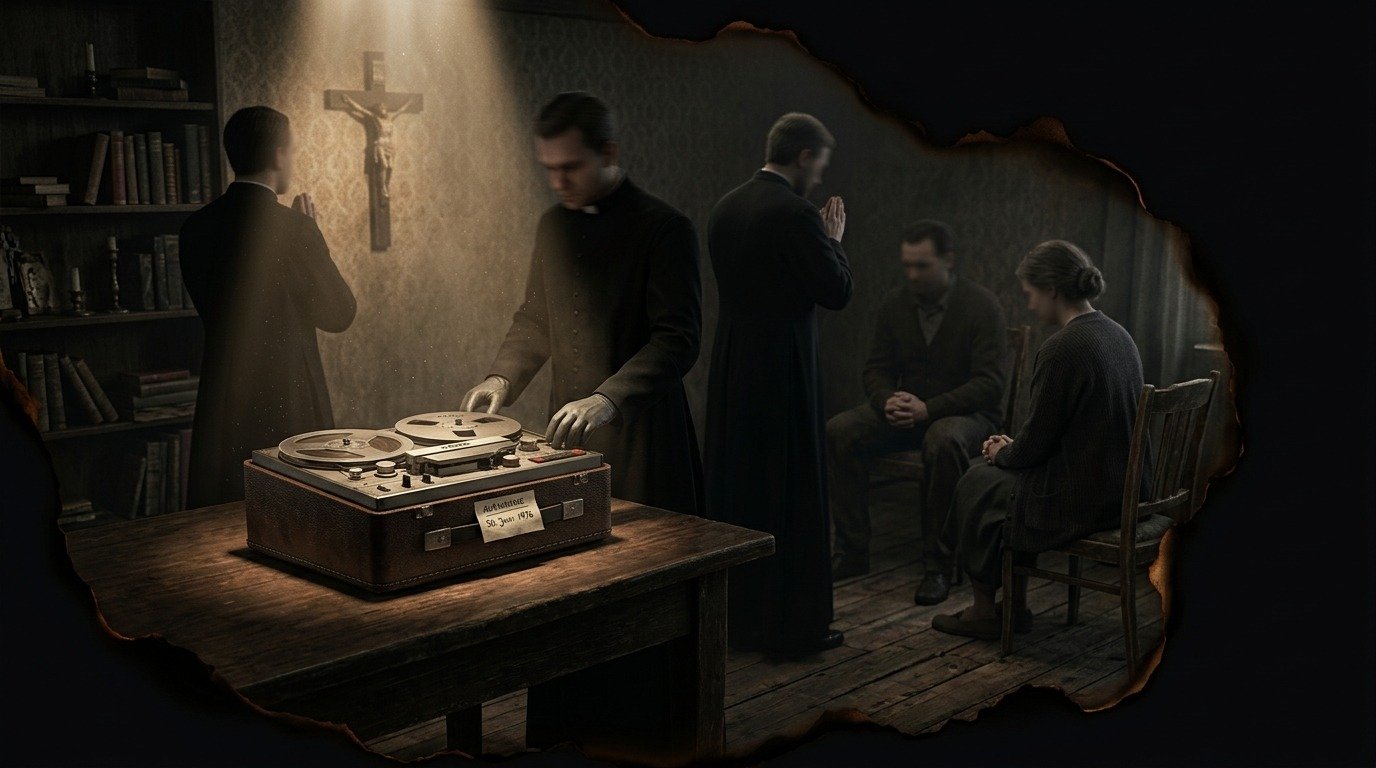 Ilustración de Anneliese Michel (fenómenos paranormales · posesión y exorcismo)