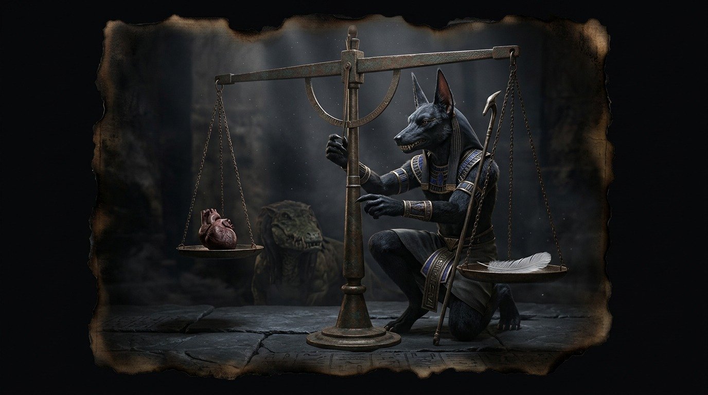 Anubis: Cánido negro o humano con cabeza de cánido