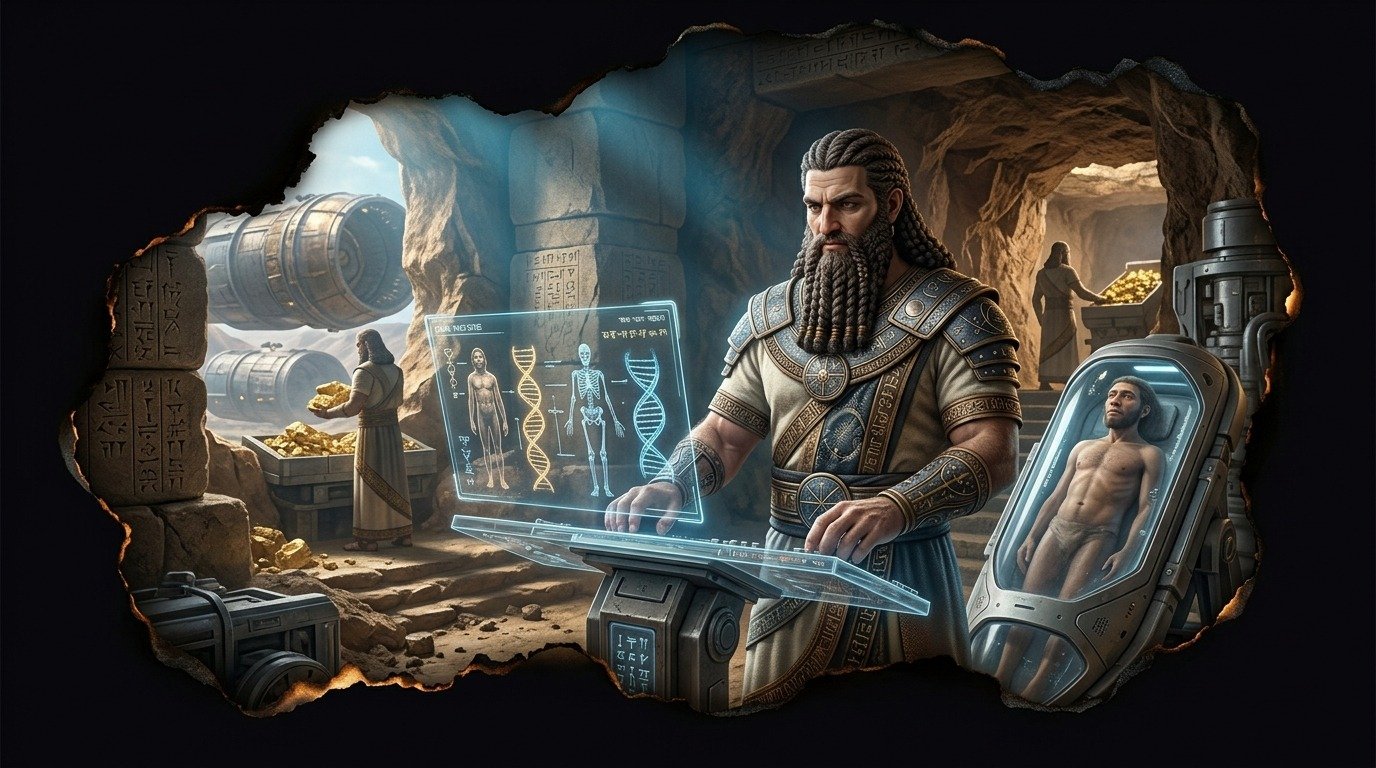 Ilustración de Anunnaki (extraterrestres ovni · razas extraterrestres)