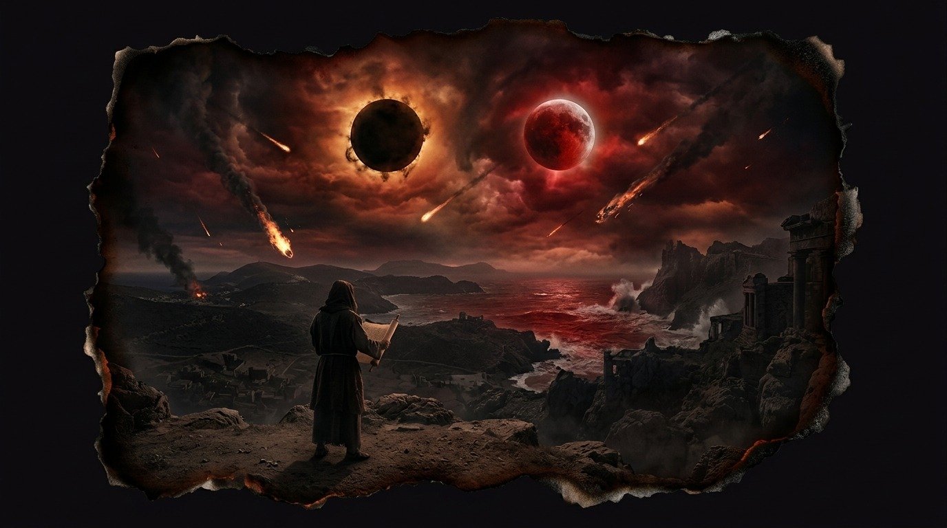 Illustration of Apocalypse (prophecies and eschatology · the end of the world in religions)