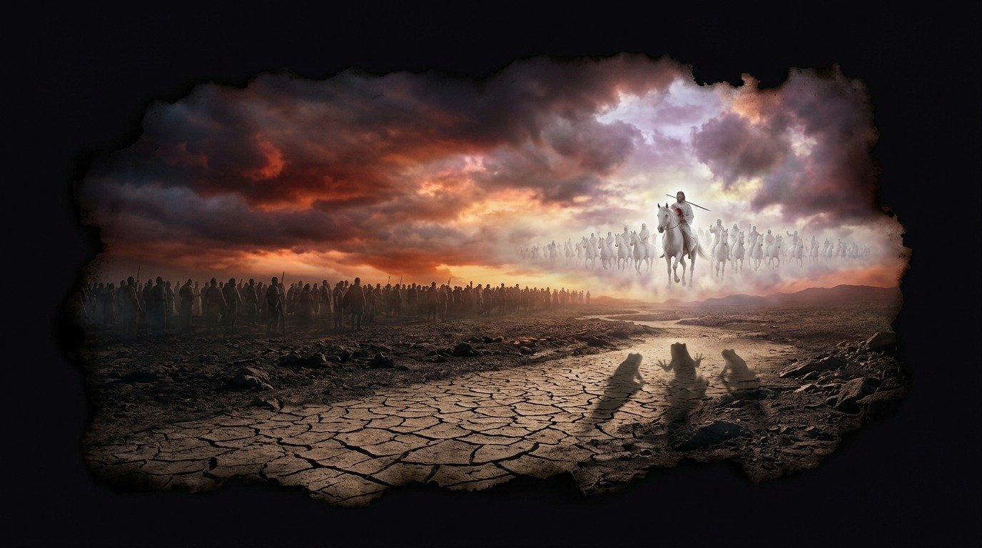 Ilustración de Armagedón (profecías y escatología · el fin del mundo en las religiones)