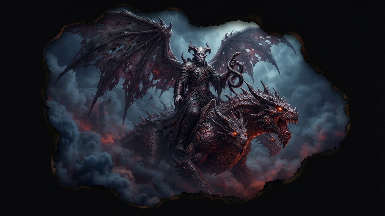 Ilustración de Astaroth (demonios y espíritus malignos)