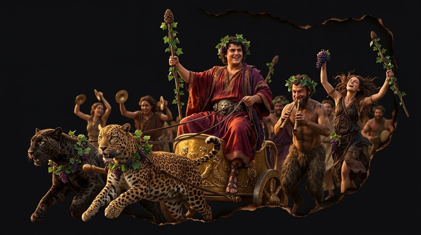 Illustration of Bacchus (gods and deities · roman deities)