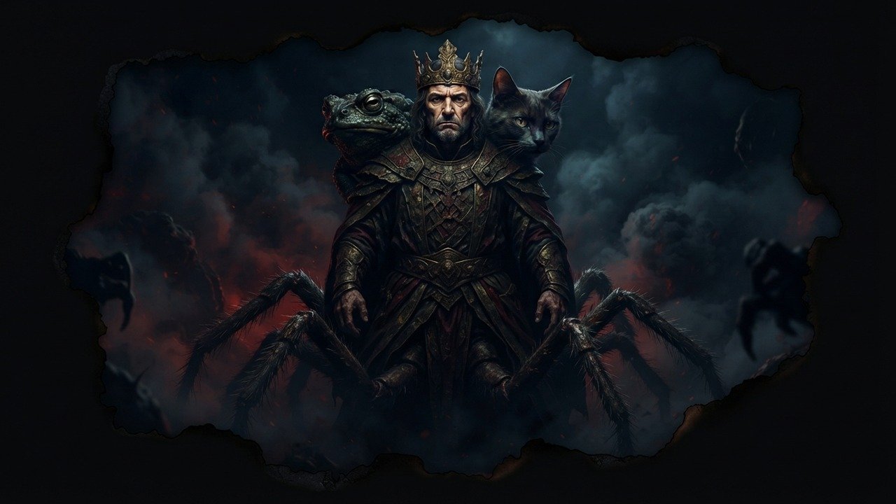 Ilustración de Bael (demonios y espíritus malignos)