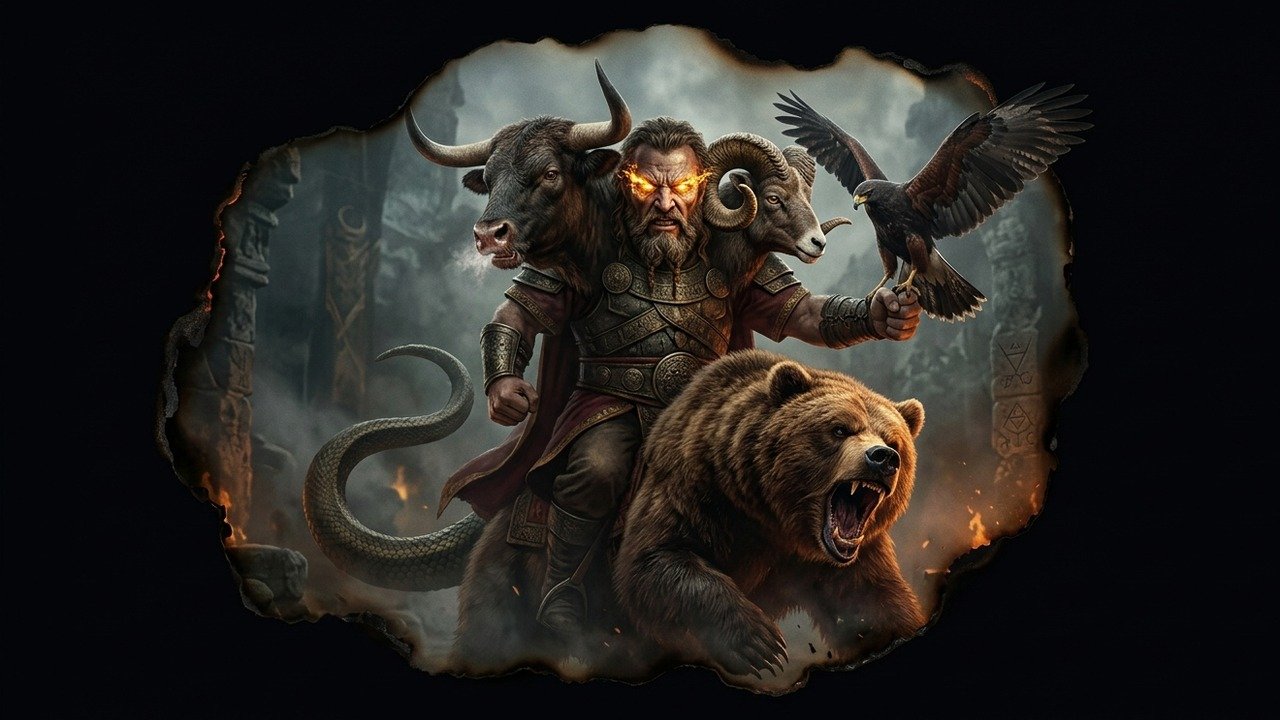 Ilustración de Balam (demonios y espíritus malignos)
