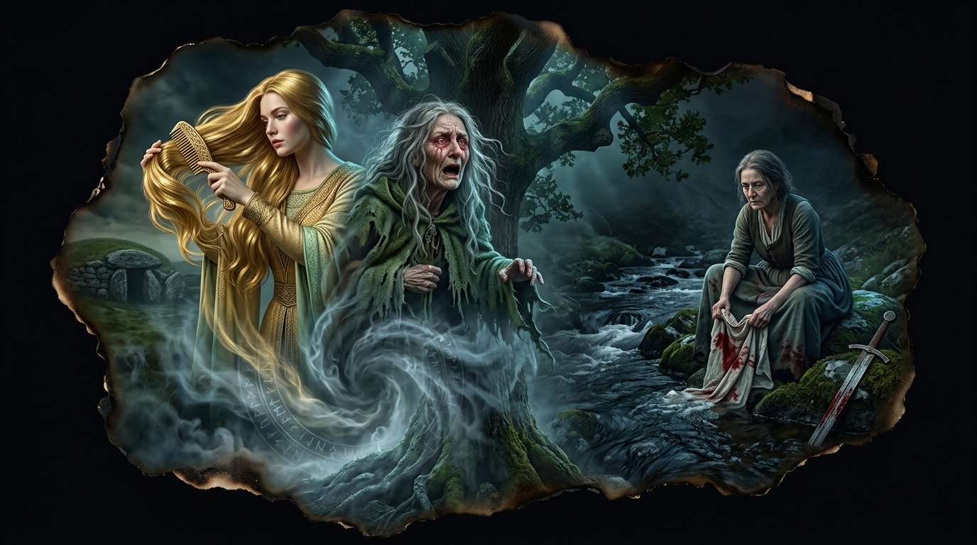 Ilustración de Banshee (bestiario europeo)