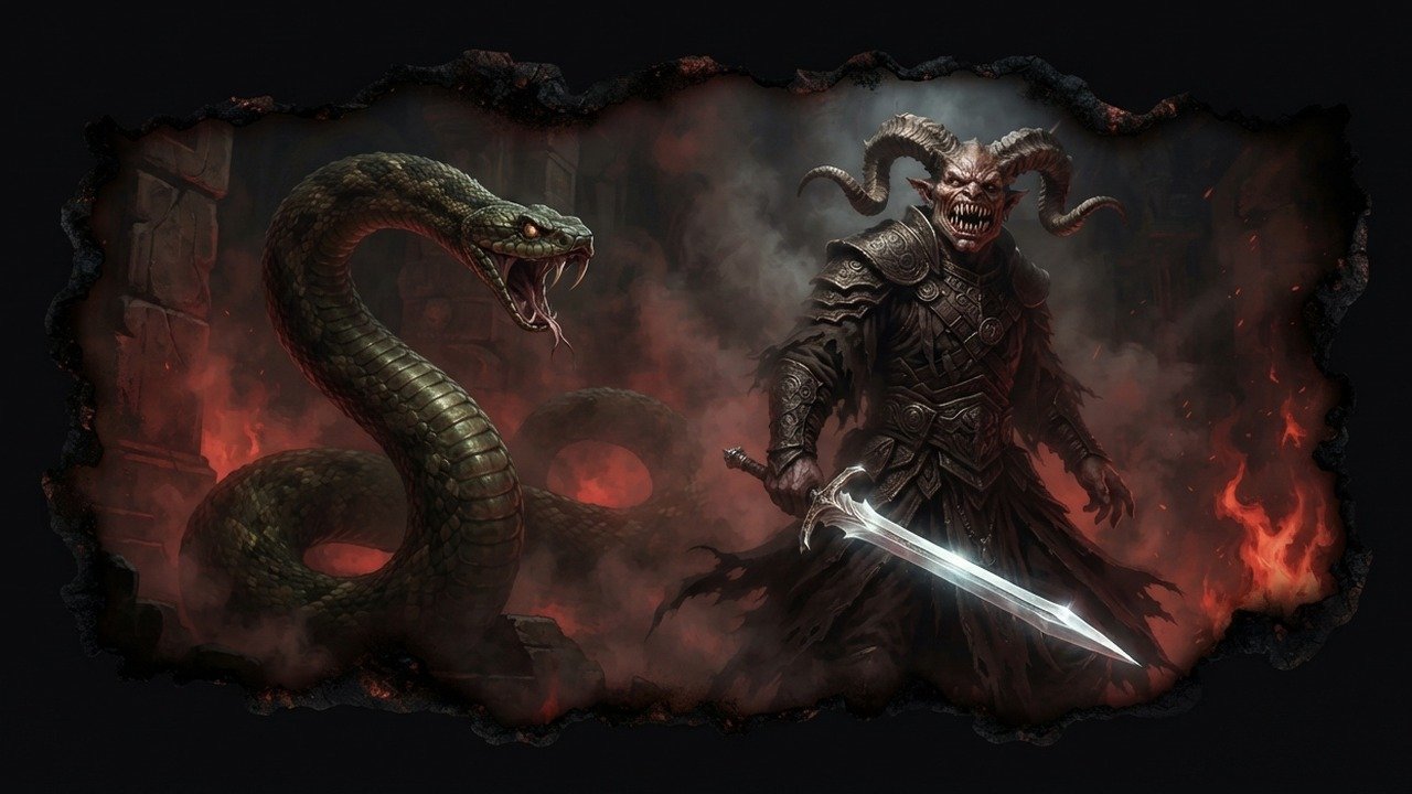 Ilustración de Botis (demonios y espíritus malignos)