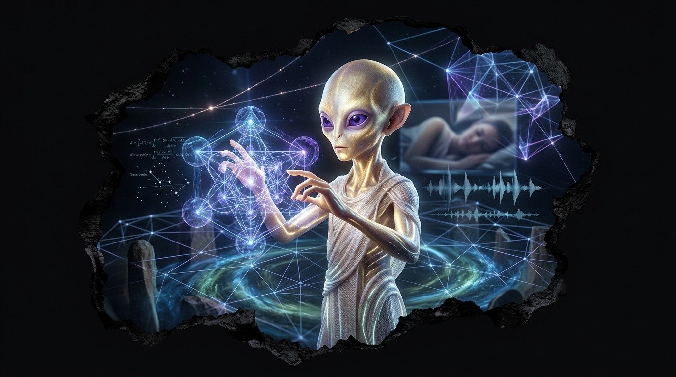Illustration of Caspeos (UFO extraterrestrials · alien races)