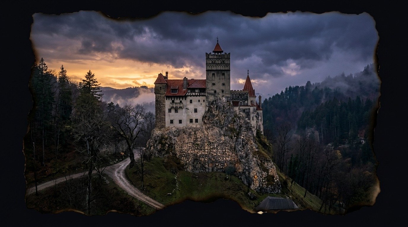 Ilustración de Castillo de Bran (lugares malditos o sagrados · castillos y fortalezas)