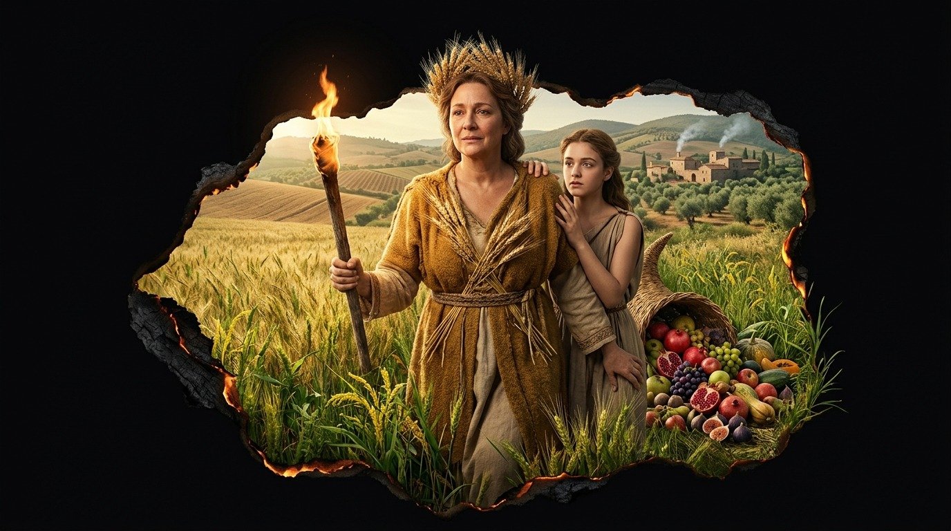 Ilustración de Ceres (dioses y deidades · deidades romanas)