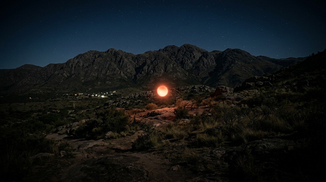 Ilustración de Cerro Uritorco (lugares malditos o sagrados · bosques, islas y montañas)