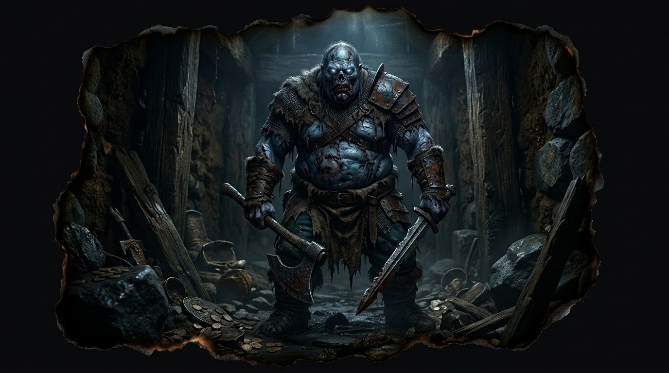 Ilustración de Draugr (no-muertos y muertos vivientes)