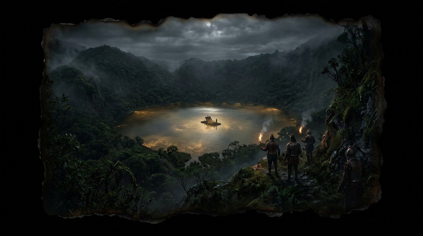 Ilustración de El Dorado (lugares malditos o sagrados · ciudades y tierras perdidas)
