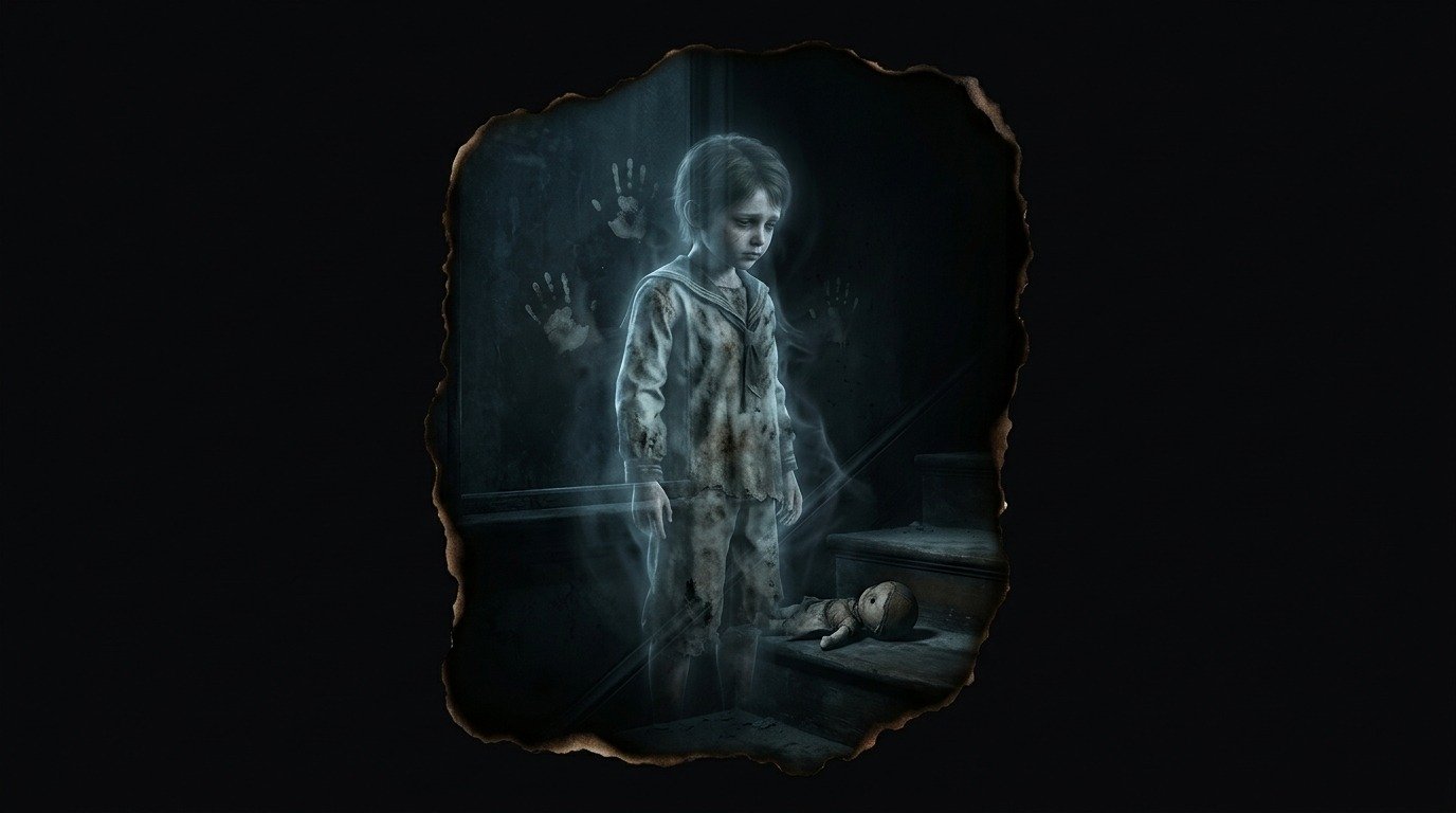 Illustration of The Ghost Child (ghosts and spirits of the dead)