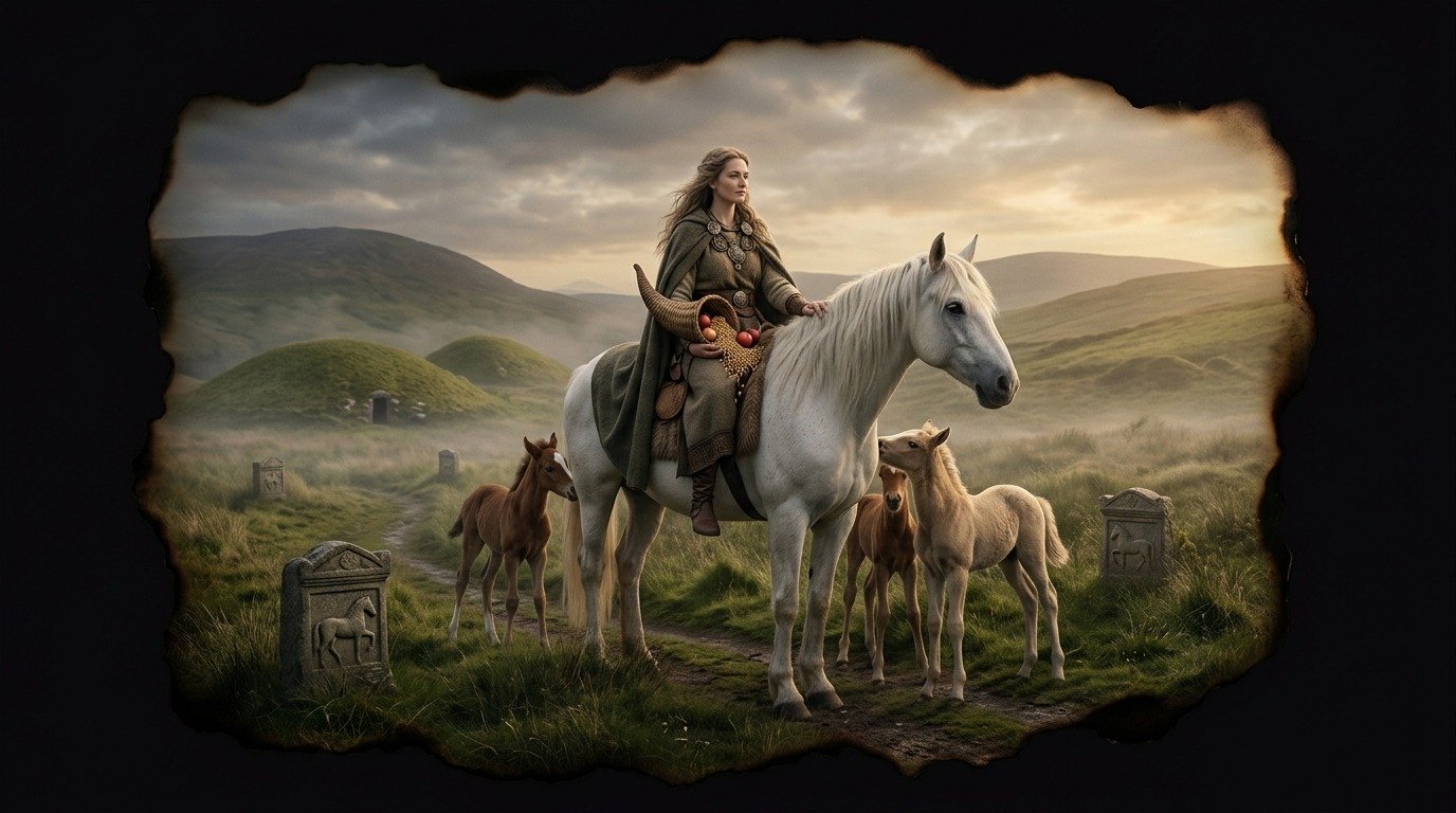 Illustration of Epona (gods and deities · Celtic deities)