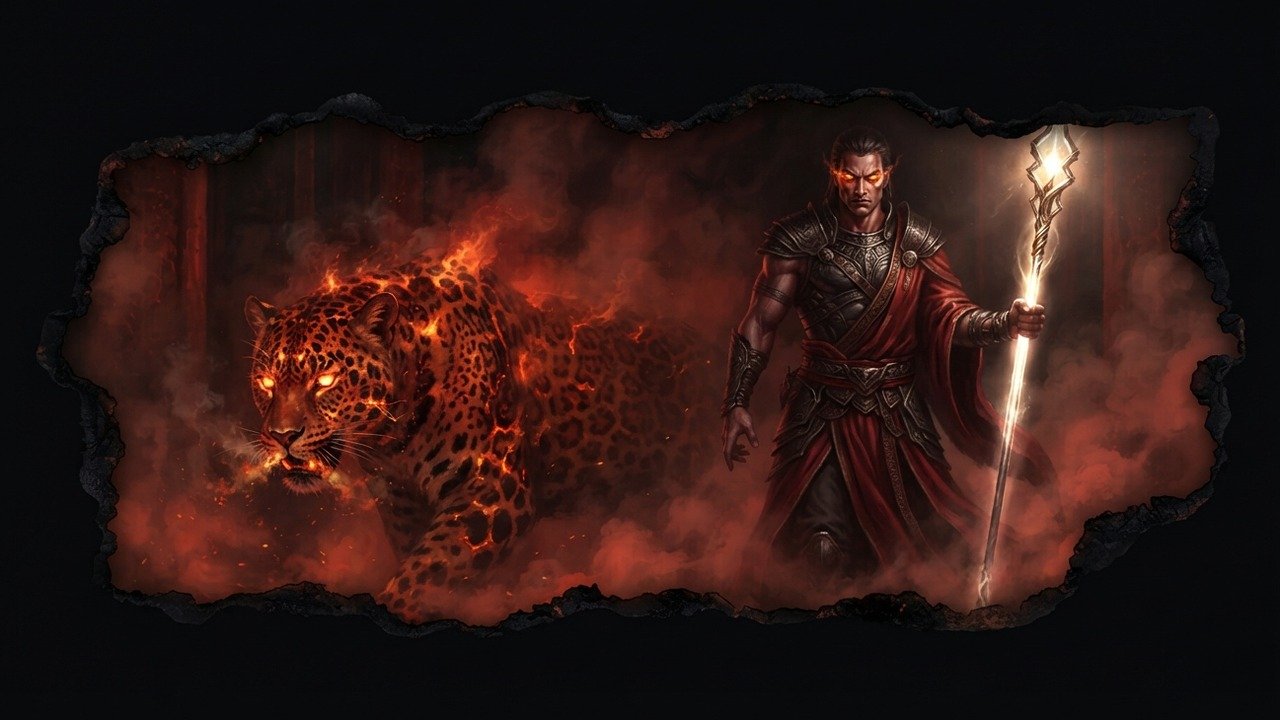 Ilustración de Flauros (demonios y espíritus malignos)