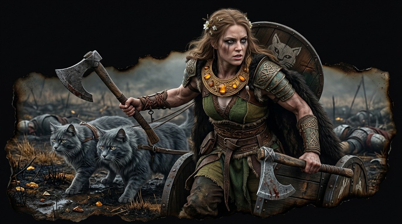 Illustration of Freyja (gods and deities · norse deities)