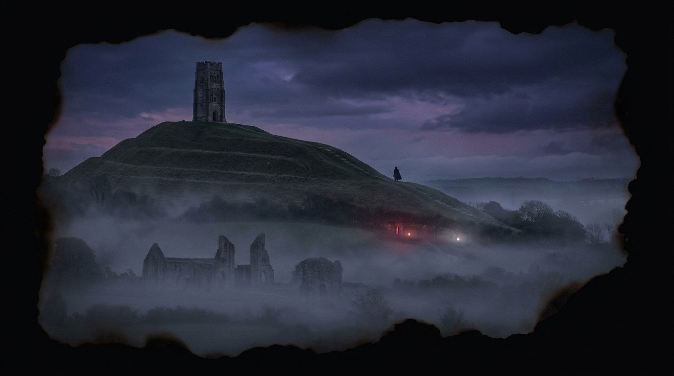 Ilustración de Glastonbury (lugares malditos o sagrados · lugares sagrados y de poder)