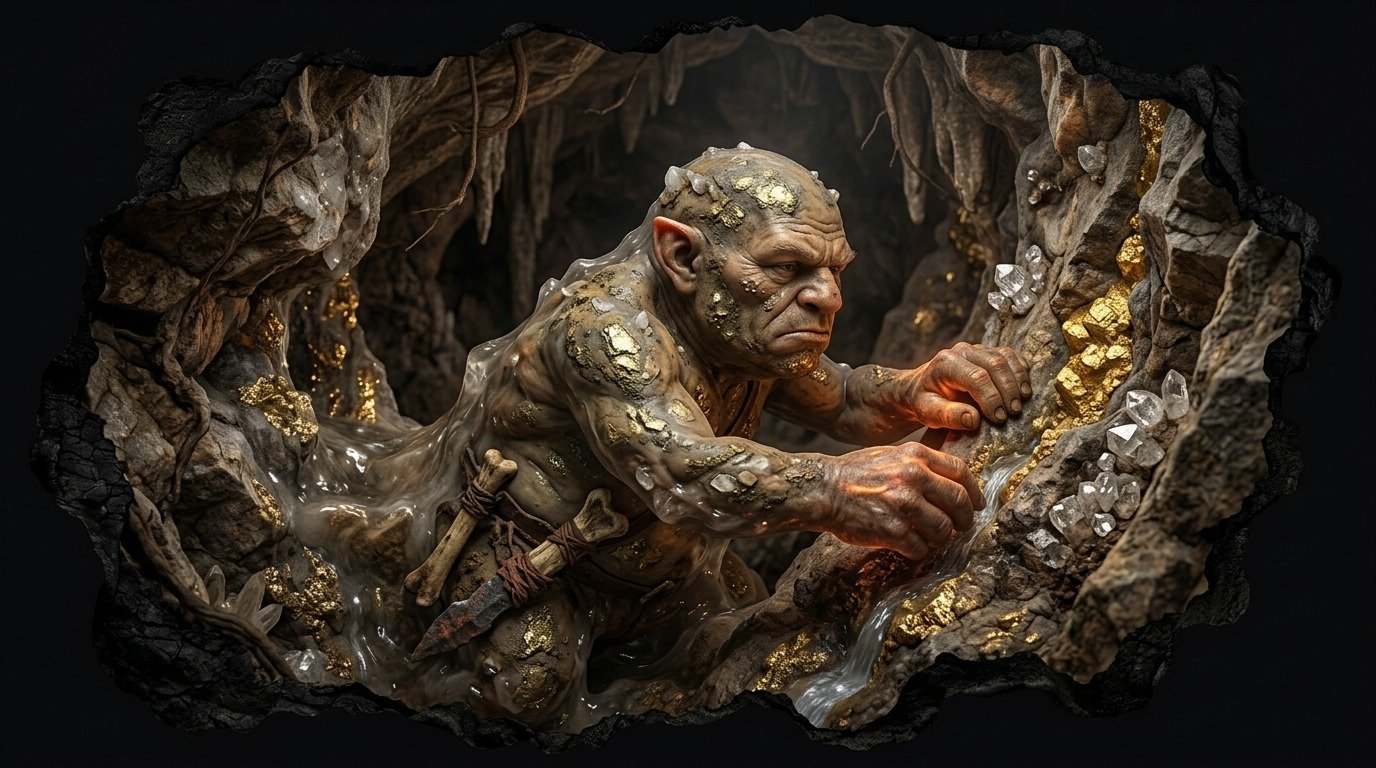Ilustración de Gnomo (seres feéricos y espíritus de la naturaleza)