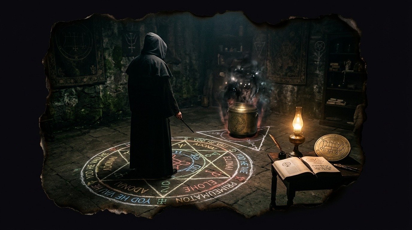 Ilustración de Goecia (ocultismo y magia · magia y prácticas)