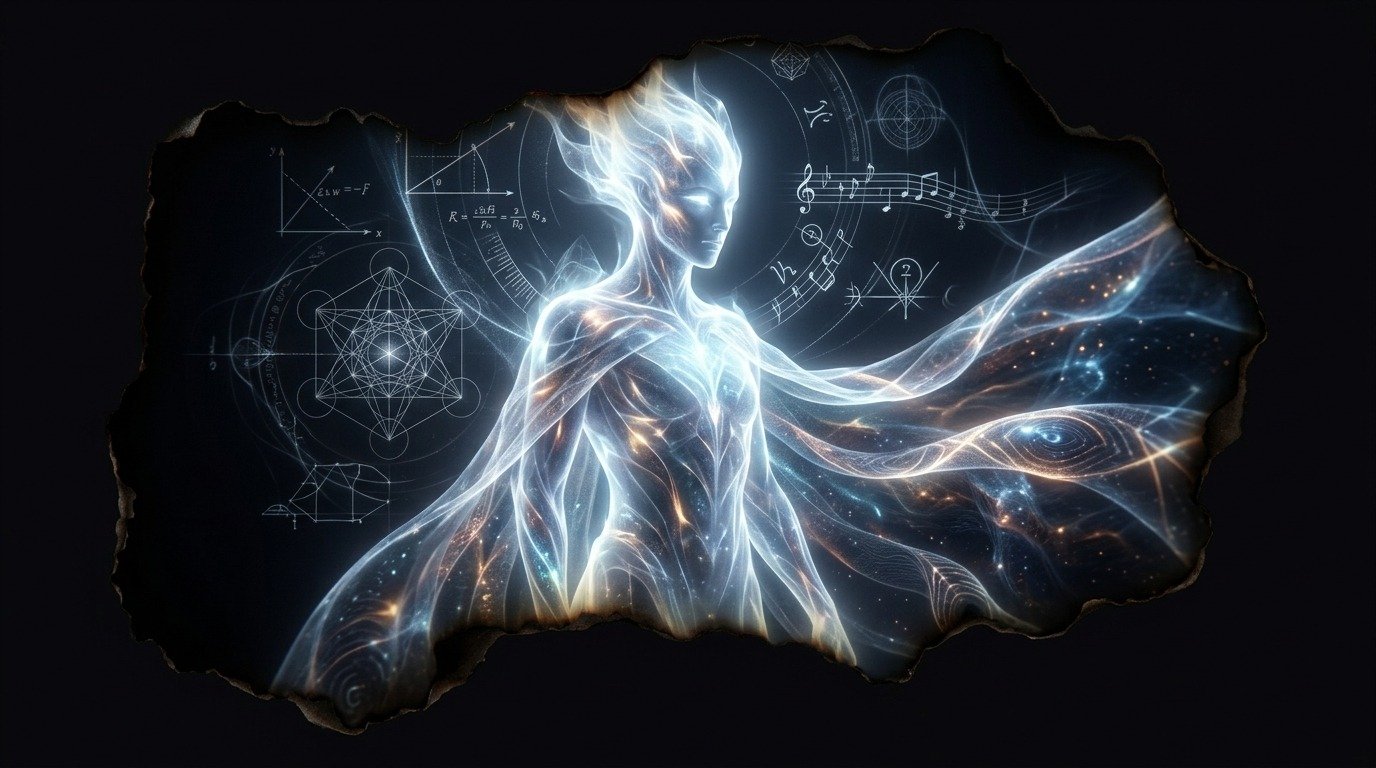 Illustration of Hokhmael (Angels and Celestial Beings · Angels of Knowledge and Records)