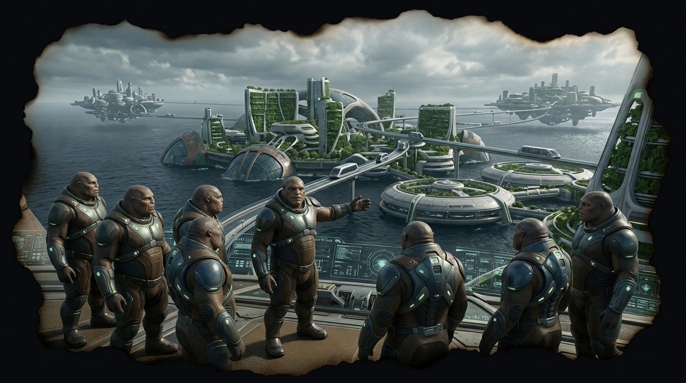 Illustration of Iargans (UFO extraterrestrials · extraterrestrial races)