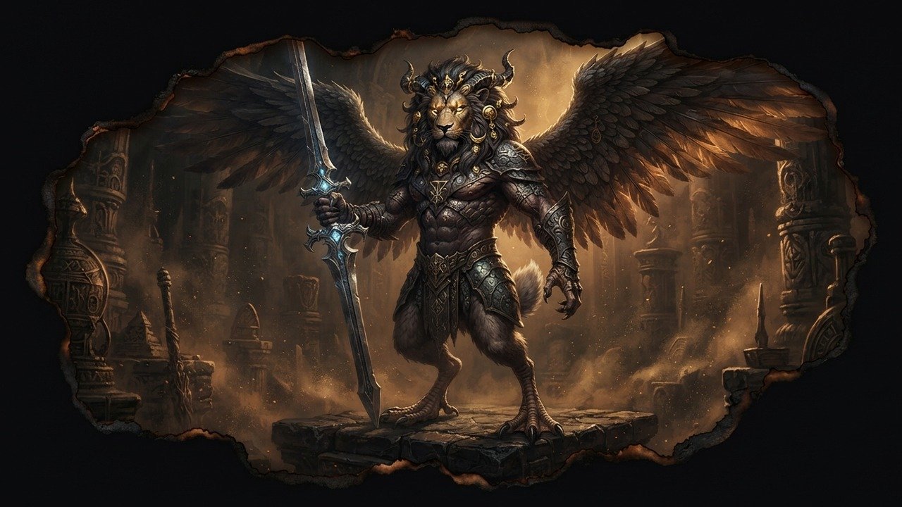 Ilustración de Ipos (demonios y espíritus malignos)