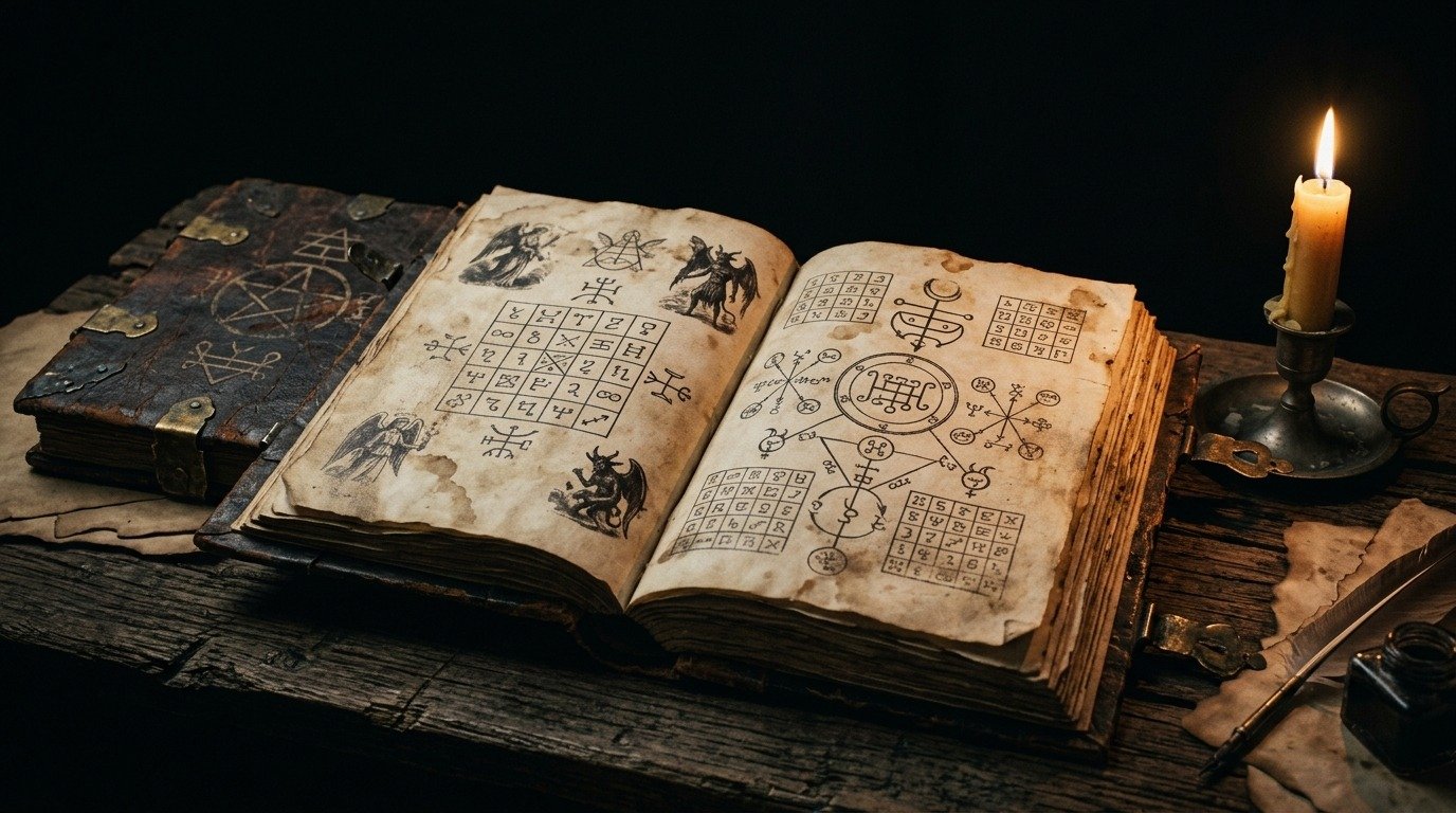 Illustration of Book of Abramelin (texts and manuscripts · grimoires and books of magic)