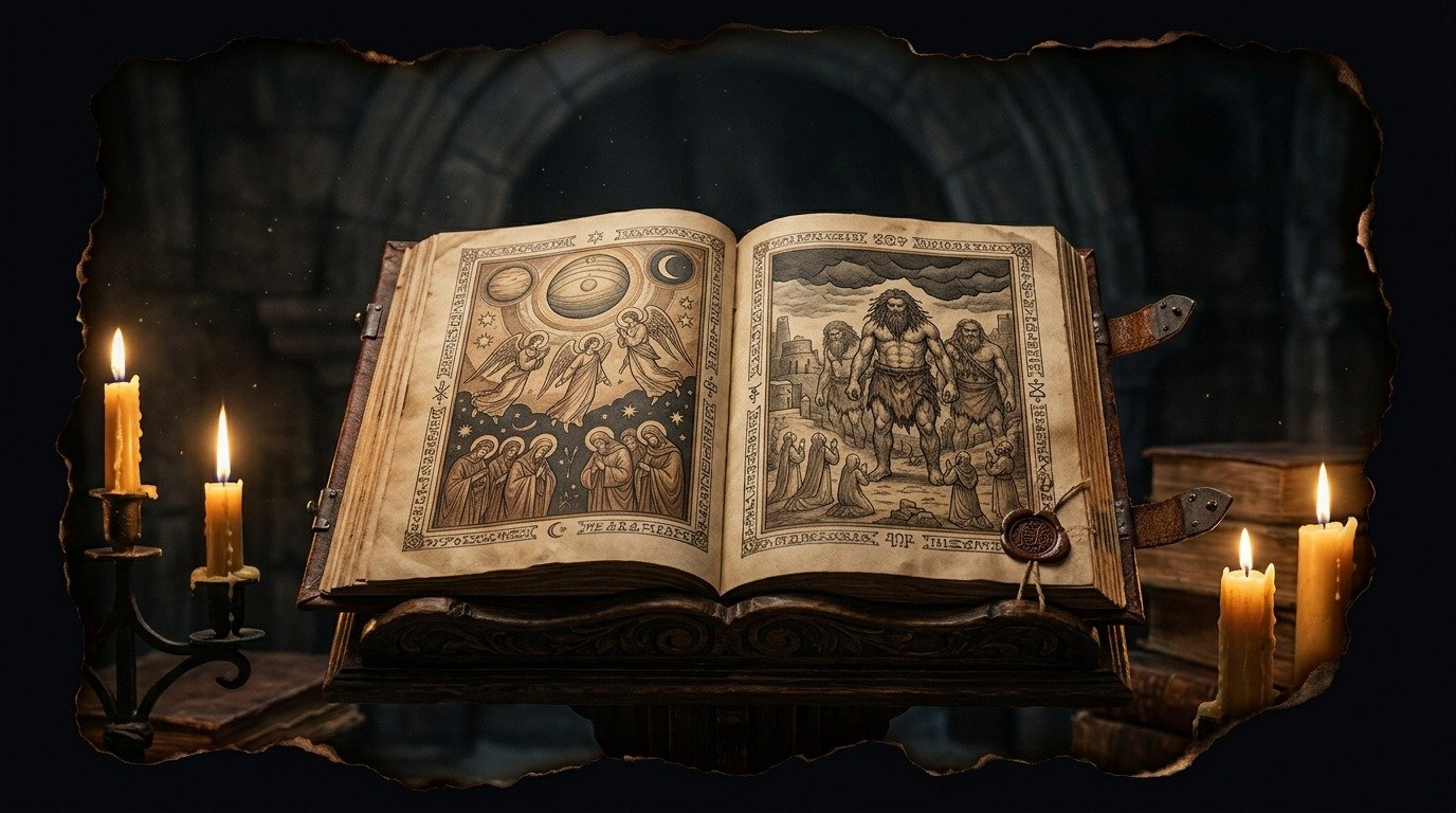 Illustration of Book of Enoch (texts and manuscripts · hidden and apocryphal sacred books)