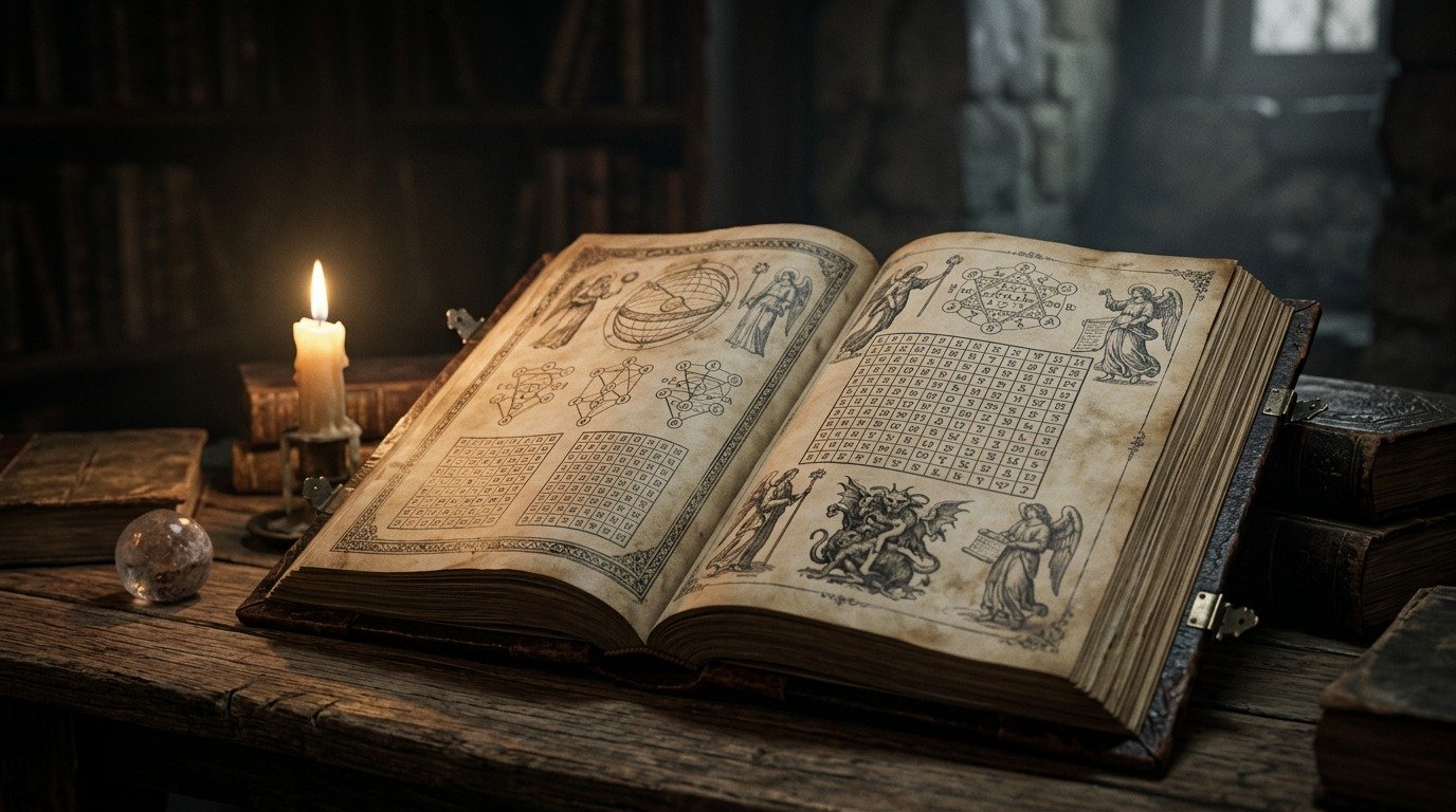 Ilustración de Libro de Soyga (textos y manuscritos · manuscritos malditos y enigmáticos)