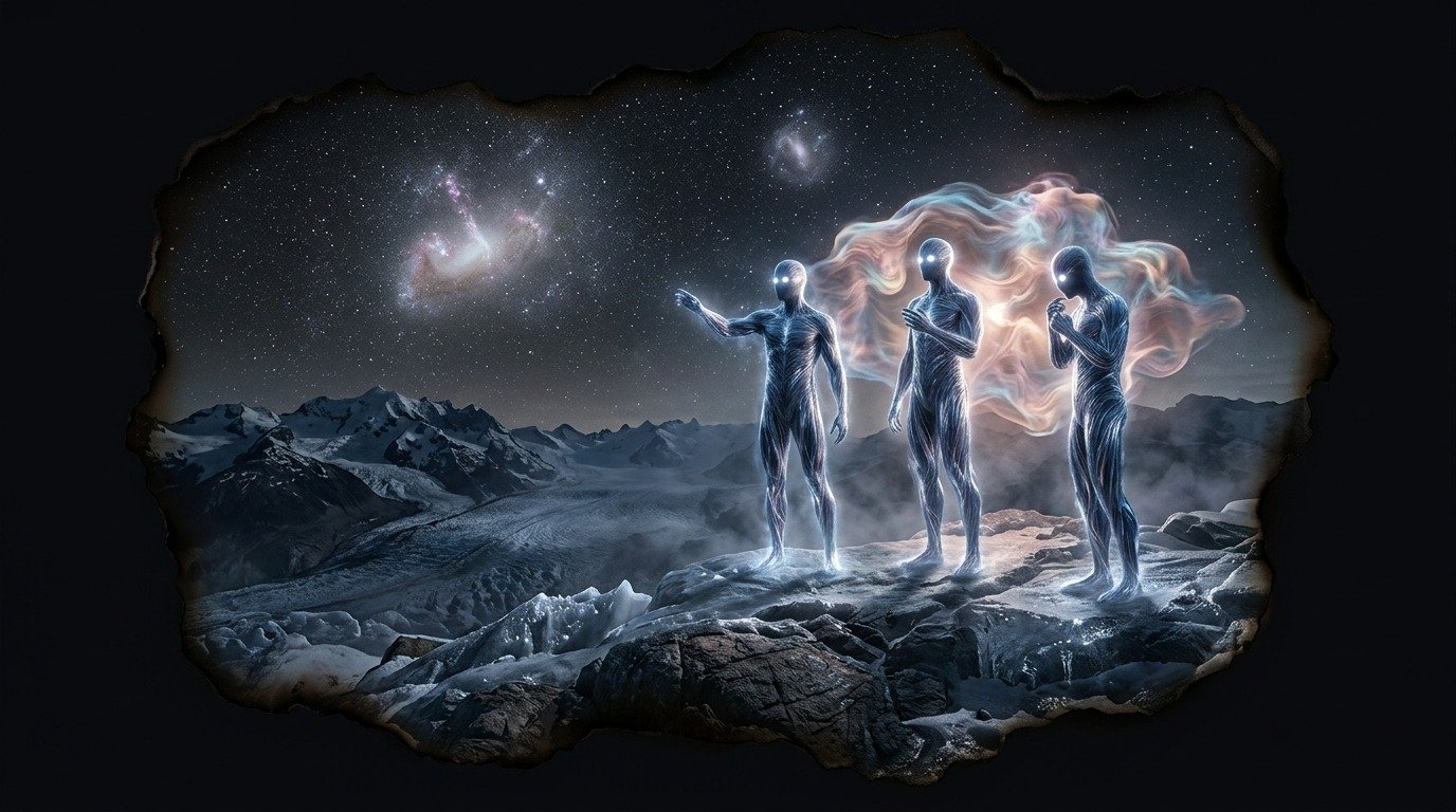 Ilustración de Magallánicos (extraterrestres ovni · razas extraterrestres)