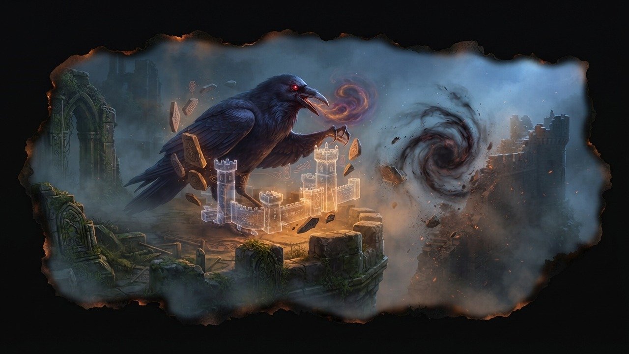 Ilustración de Malphas (demonios y espíritus malignos)