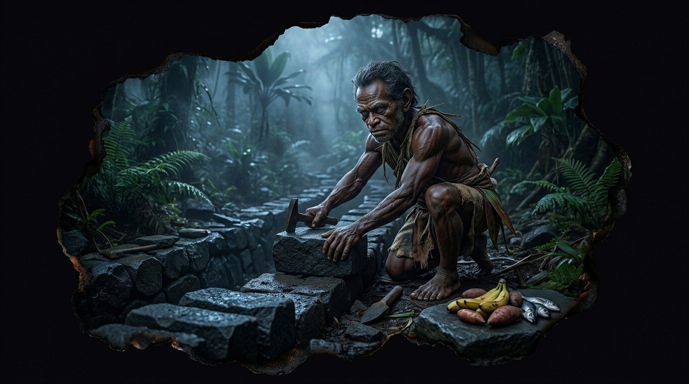 Ilustración de Menehune (seres feéricos y espíritus de la naturaleza)