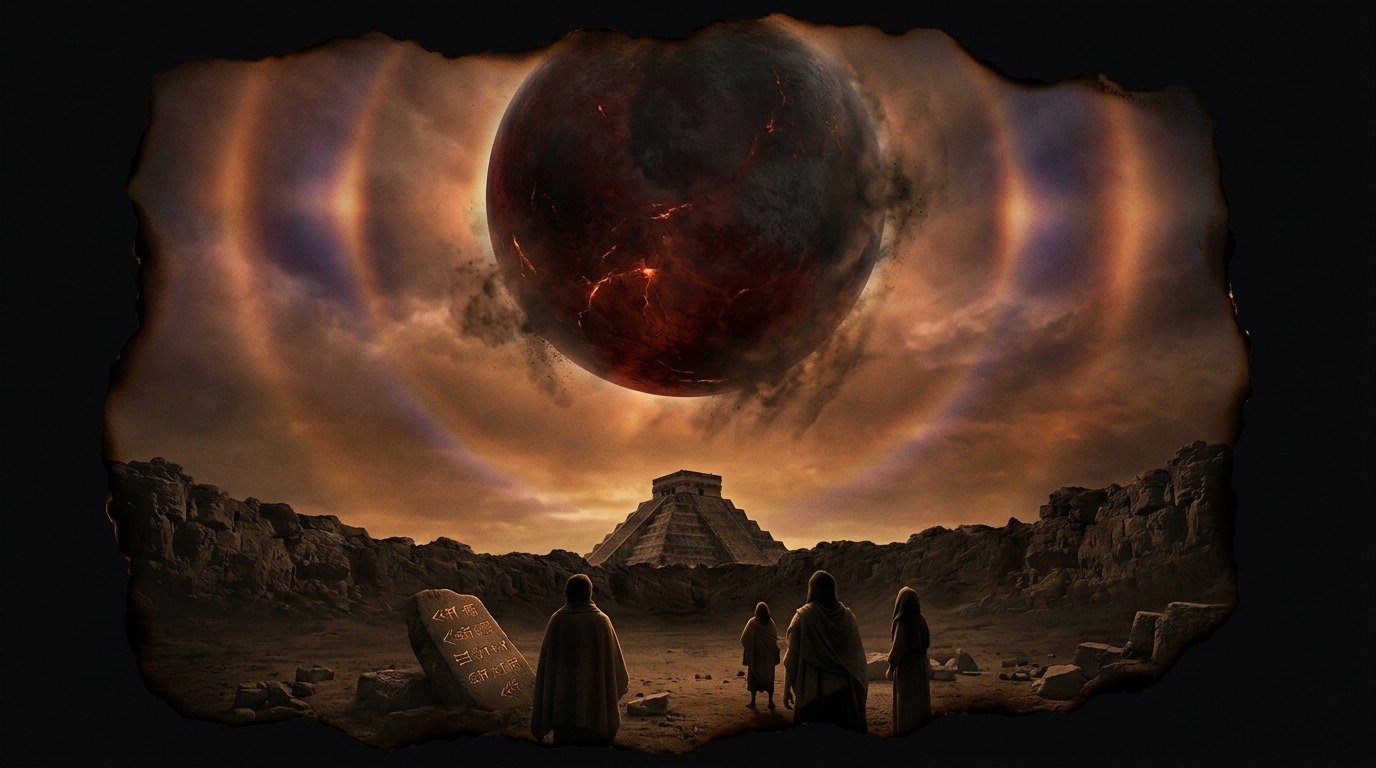 Ilustración de Nibiru (profecías y escatología · fechas del fin del mundo)