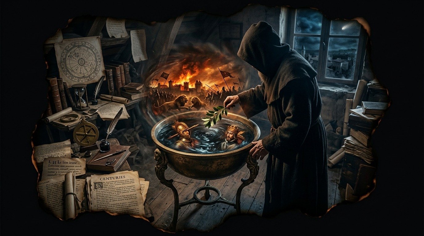 Ilustración de Nostradamus (profecías y escatología · profetas y videntes)