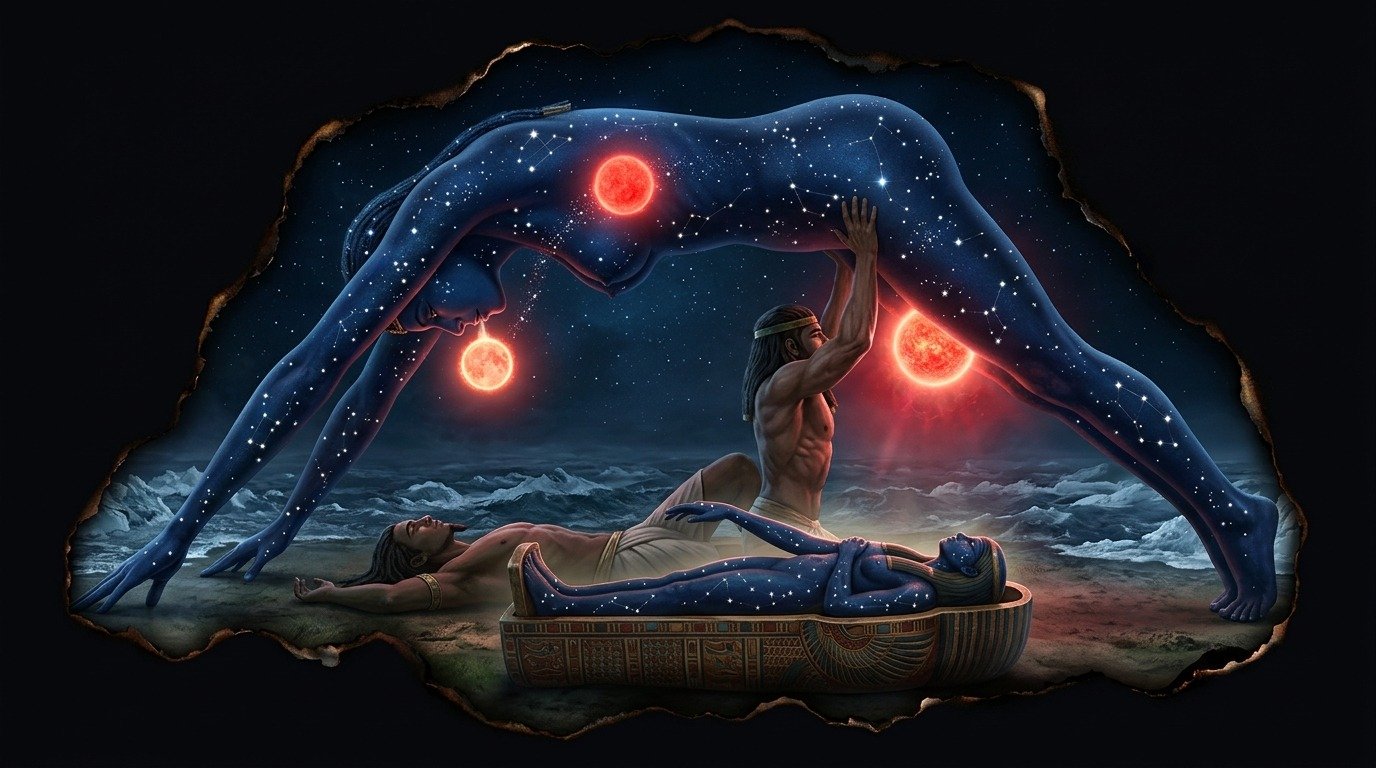 Ilustración de Nut (dioses y deidades · deidades egipcias)