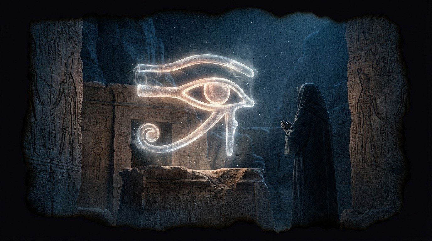 Ilustración de Ojo de Horus (ocultismo y magia · símbolos y herramientas)