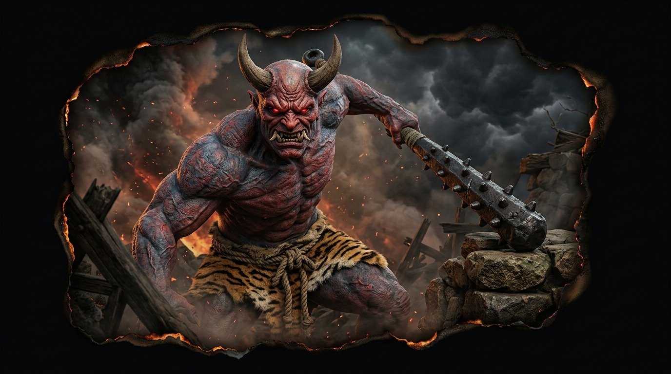 Illustration of Oni (East Asian bestiary)