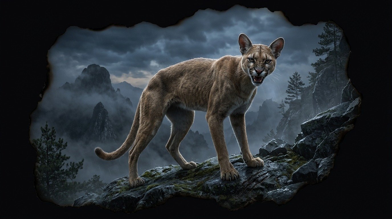 Ilustración de Onza (criptozoología mundial)