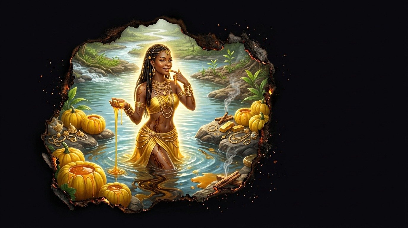 Ilustración de Oshún (dioses y deidades · deidades africanas subsaharianas)