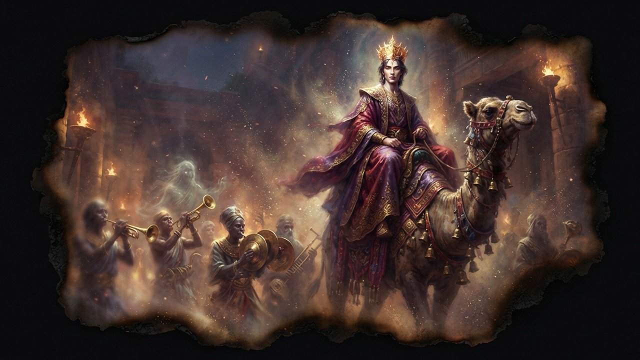 Ilustración de Paimon (demonios y espíritus malignos)
