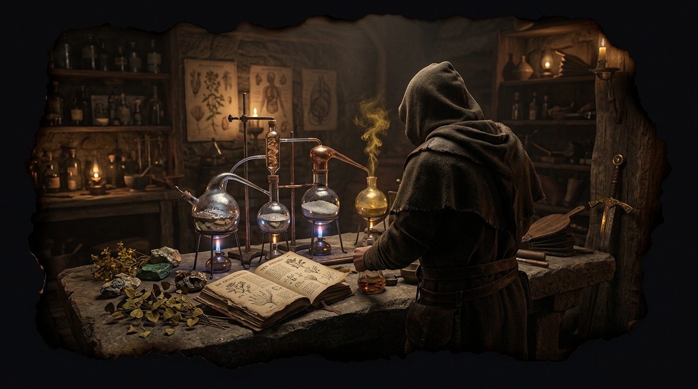 Ilustración de Paracelso (ocultismo y magia · ocultistas célebres)