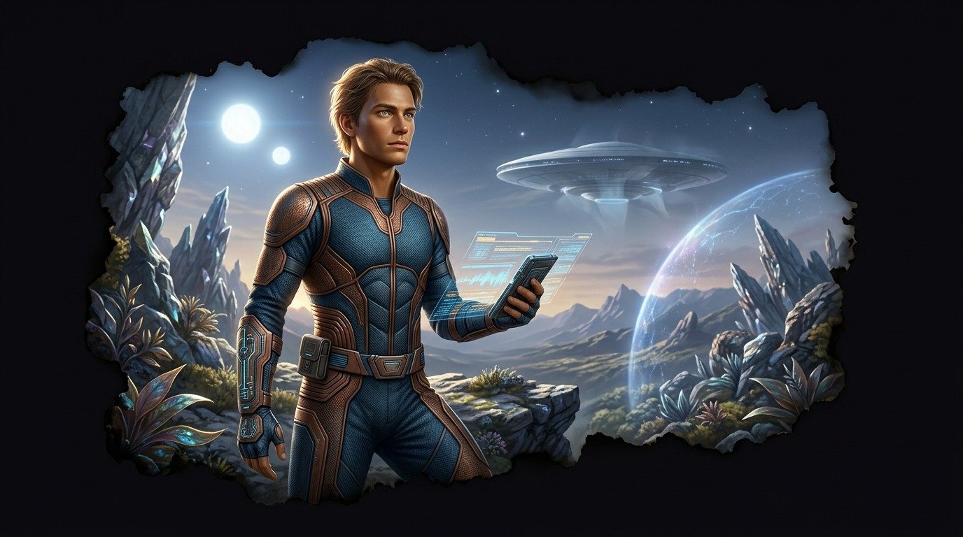 Ilustración de Procyonianos (extraterrestres ovni · razas extraterrestres)