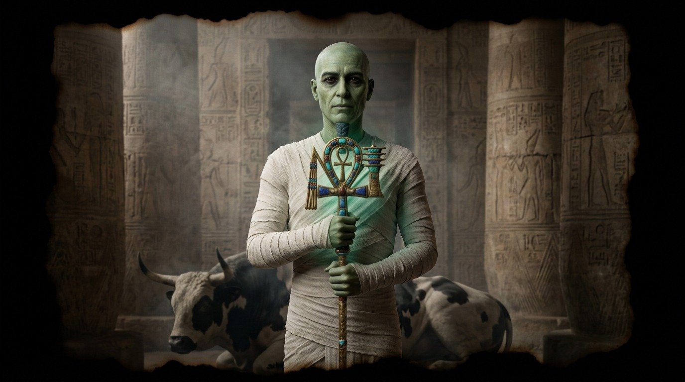 Ilustración de Ptah (dioses y deidades · deidades egipcias)