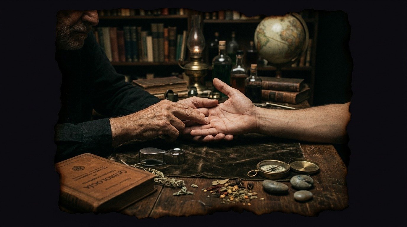 Ilustración de Quiromancia (ocultismo y magia · artes adivinatorias)