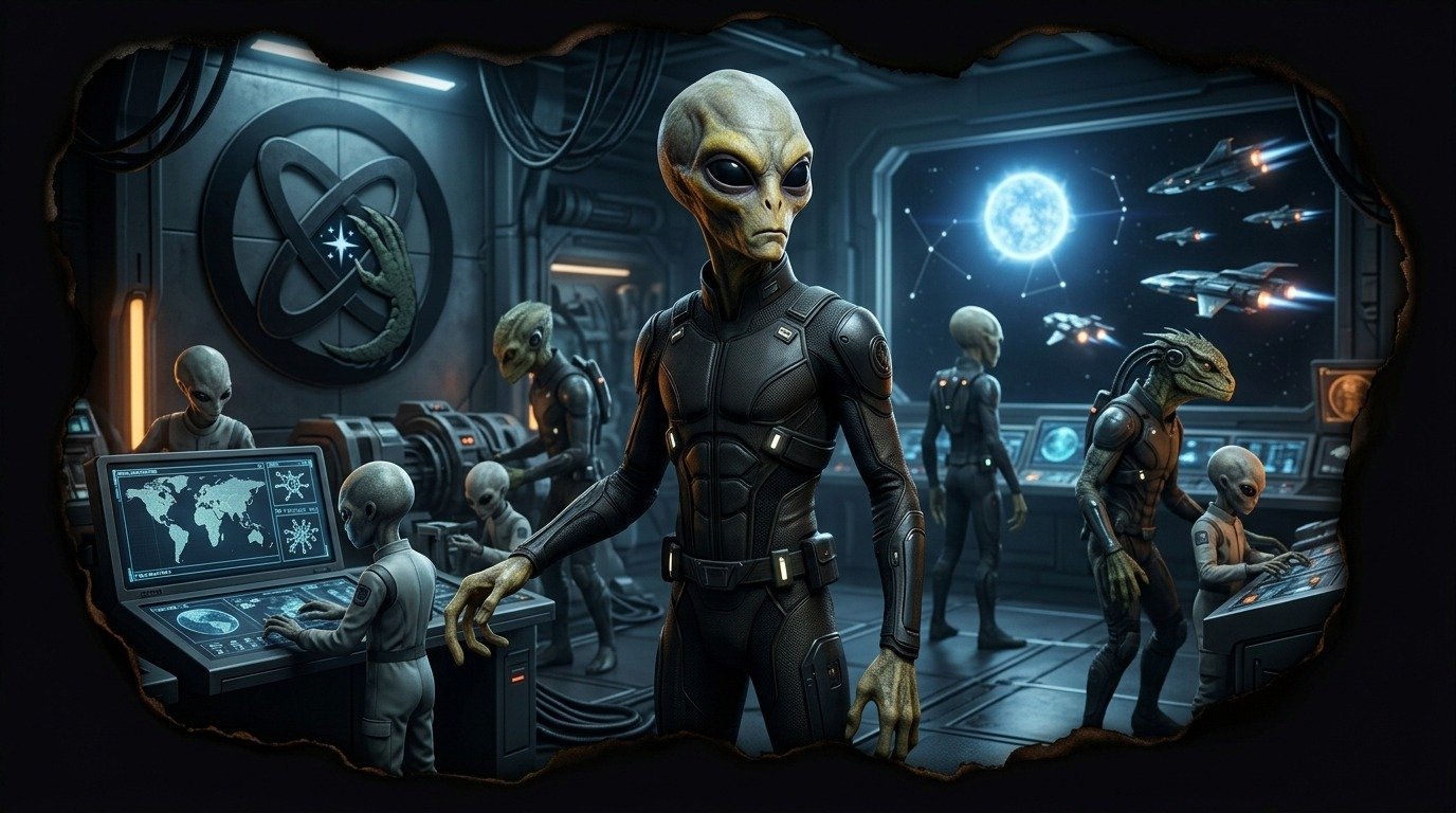 Ilustración de Rigelianos (extraterrestres ovni · razas extraterrestres)