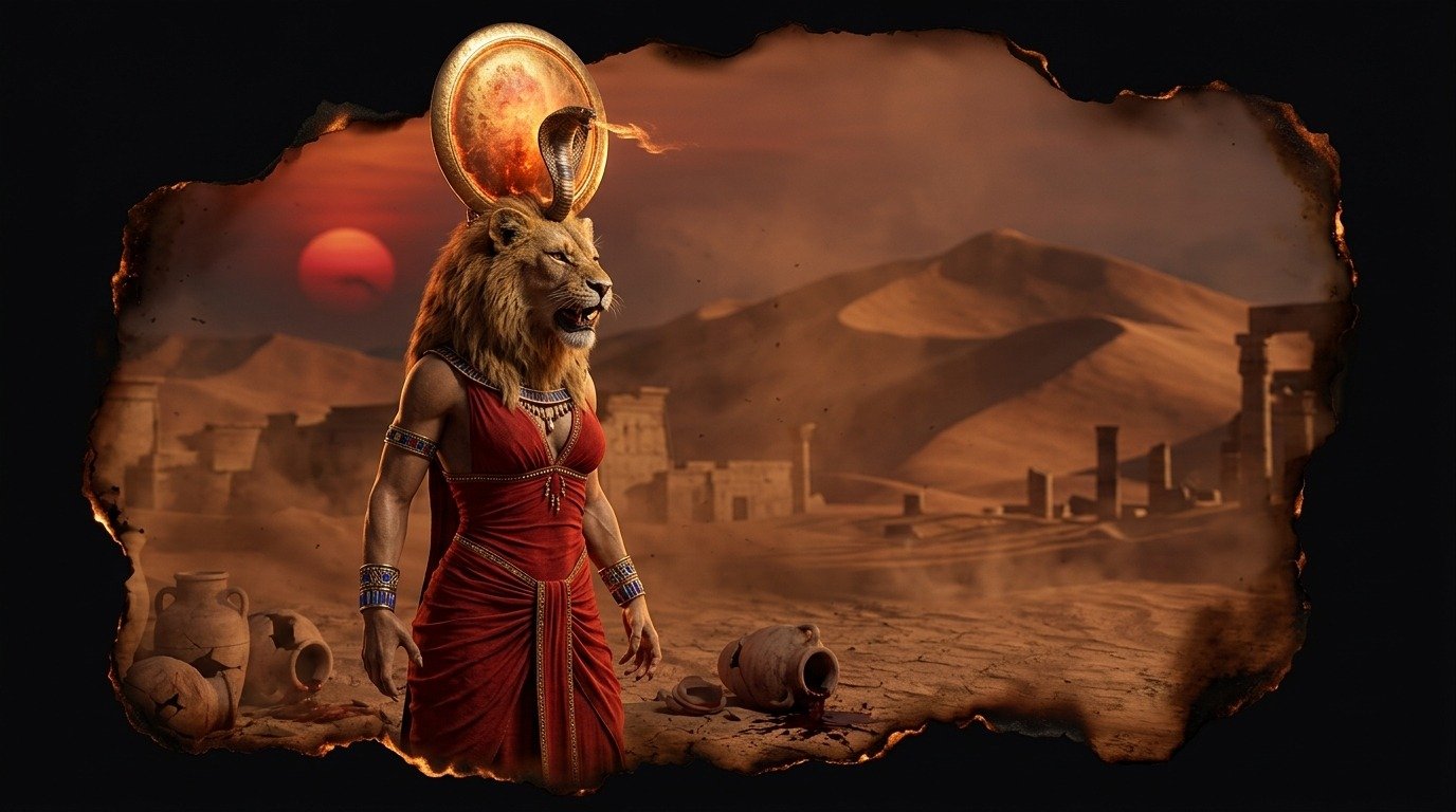 Illustration of Sekhmet (gods and deities · Egyptian deities)