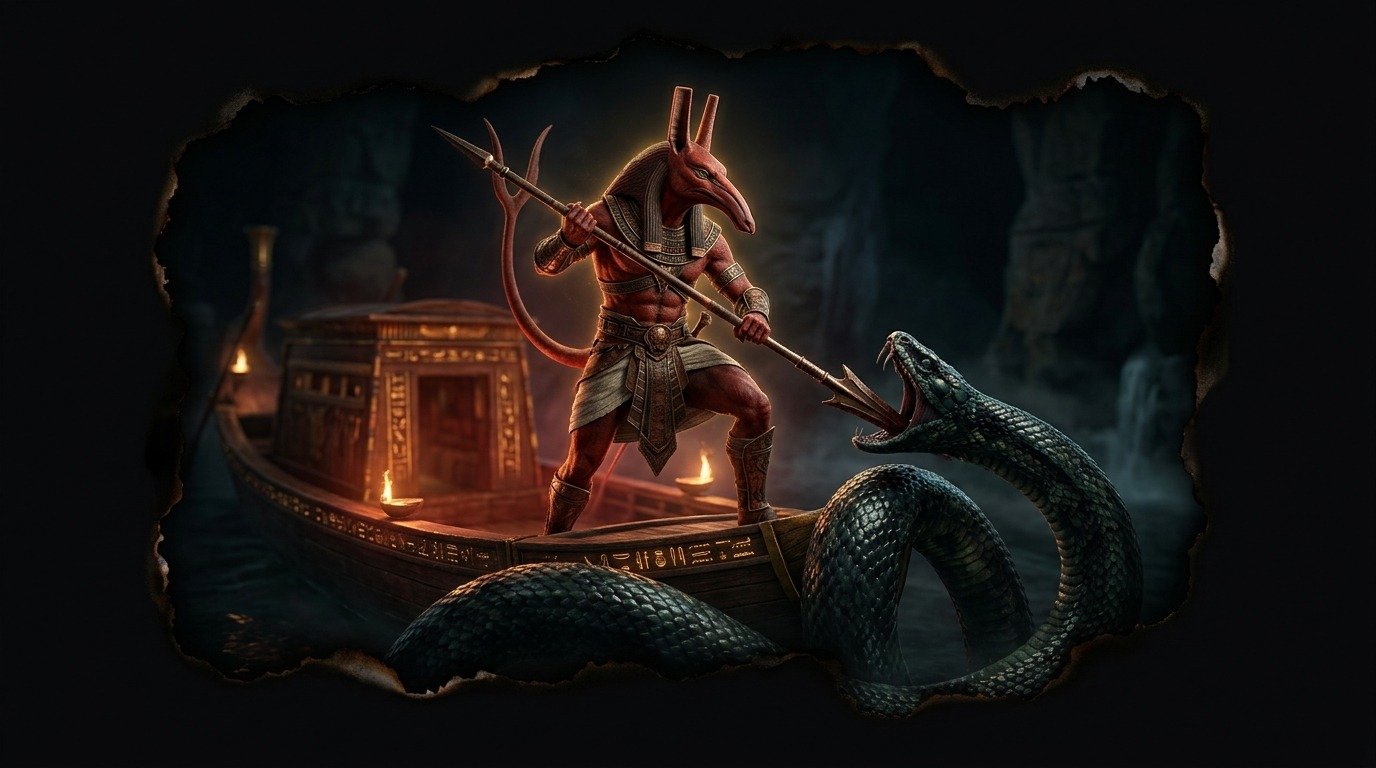 Ilustración de Seth (dioses y deidades · deidades egipcias)