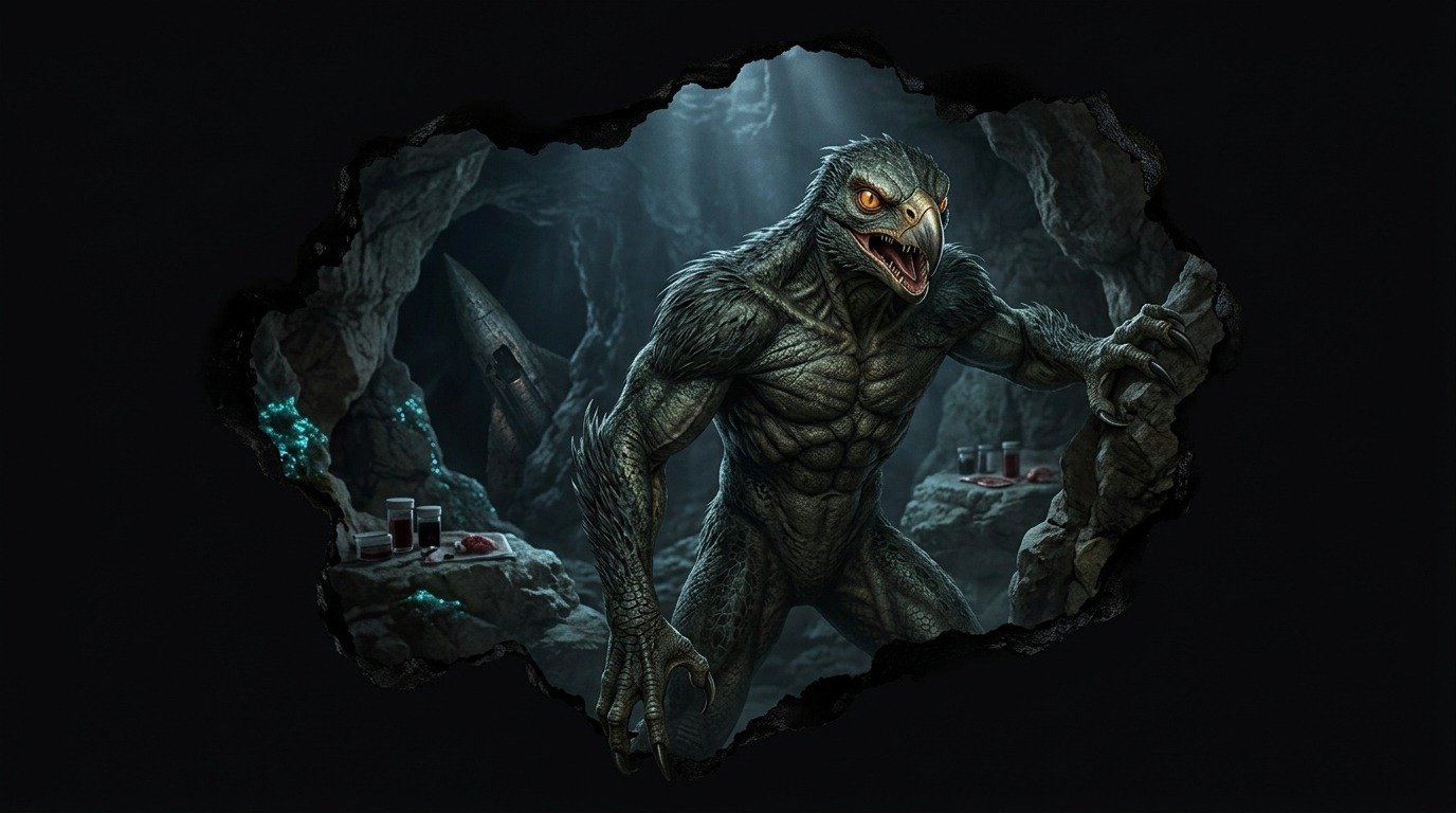 Ilustración de Sinthianos (extraterrestres ovni · razas extraterrestres)
